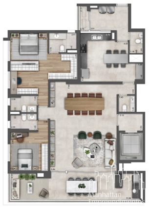 Apartamento 2 dormitórios na Vila Clementino: 21ª foto da galeria de imagens do imóvel