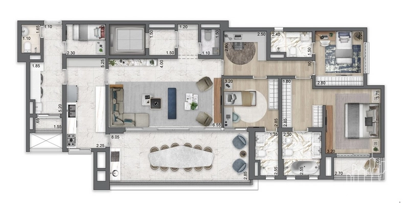 Apartamento 3 dormitórios em Moema: 14ª foto da galeria de imagens do imóvel