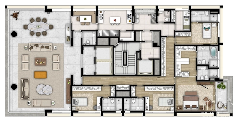 Apartamento 4 dormitórios na Vila Nova Conceição: 11ª foto da galeria de imagens do imóvel