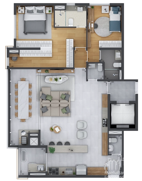 Apartamento 2 dormitórios em Moema: 15ª foto da galeria de imagens do imóvel