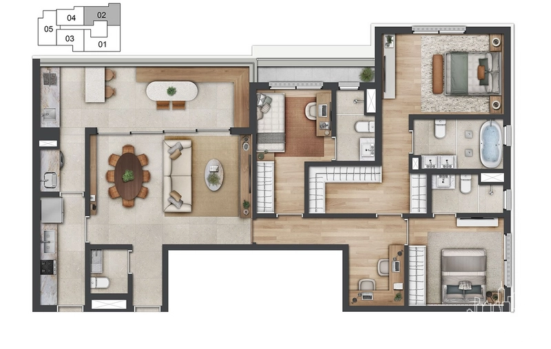 Apartamento 3 dormitórios em Moema: 27ª foto da galeria de imagens do imóvel