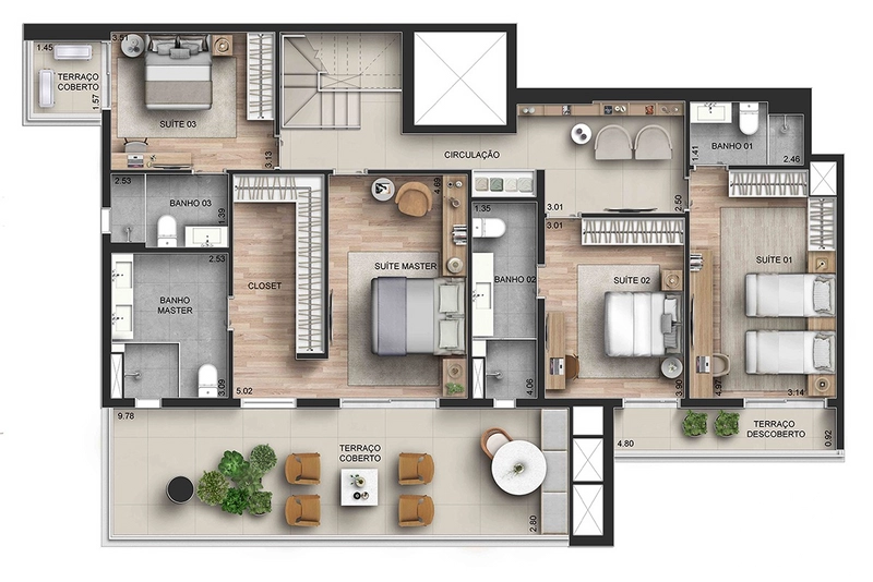 Apartamento 4 dormitórios na Chácara Klabin: 31ª foto da galeria de imagens do imóvel