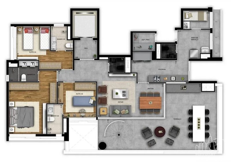 Apartamento 3 dormitórios na Chácara klabin: 28ª foto da galeria de imagens do imóvel