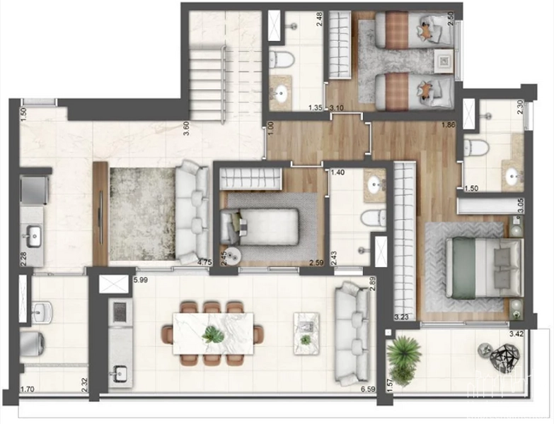 Apartamento 3 dormitórios no Ipiranga : 21ª foto da galeria de imagens do imóvel