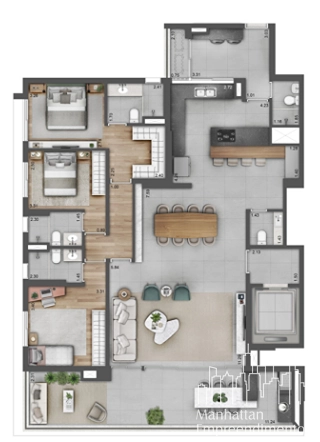 Apartamento 3 dormitórios na Vila Clementino: 21ª foto da galeria de imagens do imóvel