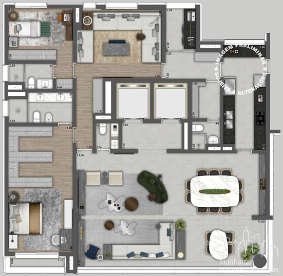 Apartamento 2 dormitórios em Moema: 22ª foto da galeria de imagens do imóvel