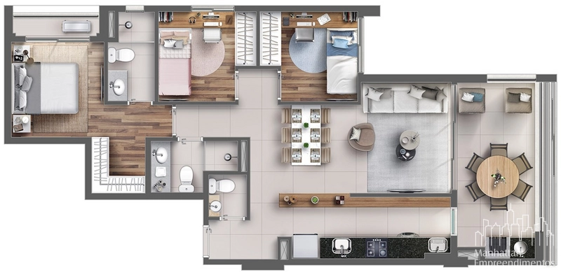 Apartamento 3 dormitórios na Vila Mariana: 24ª foto da galeria de imagens do imóvel
