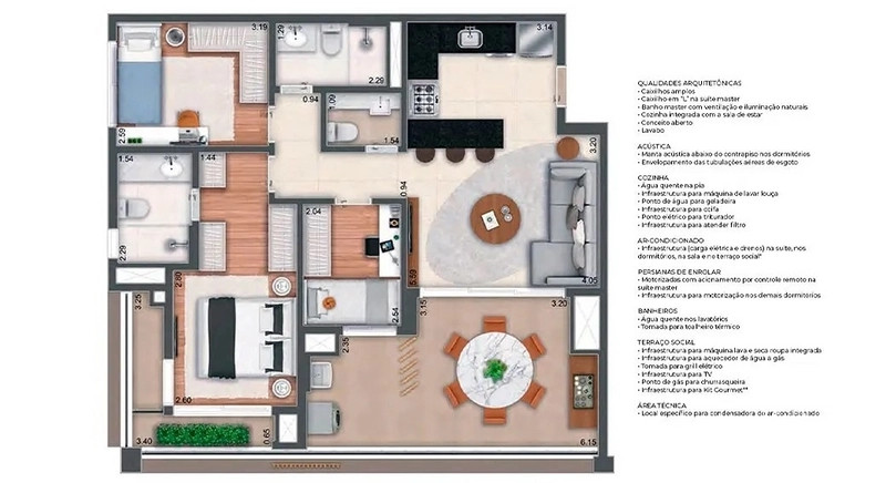 Apartamento 3 dormitórios em Pinheiros: 20ª foto da galeria de imagens do imóvel