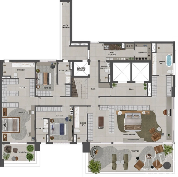 Apartamento 4 dormitórios em Moema: 34ª foto da galeria de imagens do imóvel
