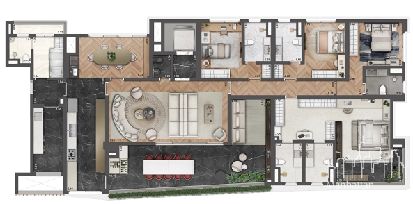 Apartamento 4 dormitórios no Paraíso: 20ª foto da galeria de imagens do imóvel