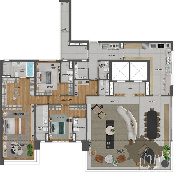 Apartamento 3 dormitórios em Moema: 32ª foto da galeria de imagens do imóvel