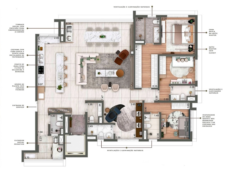 Apartamento 4 dormitórios em Perdizes: 43ª foto da galeria de imagens do imóvel