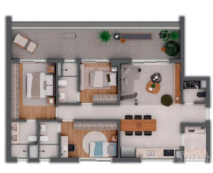 Apartamento 3 dormitórios em Pinheiros: 18ª foto da galeria de imagens do imóvel
