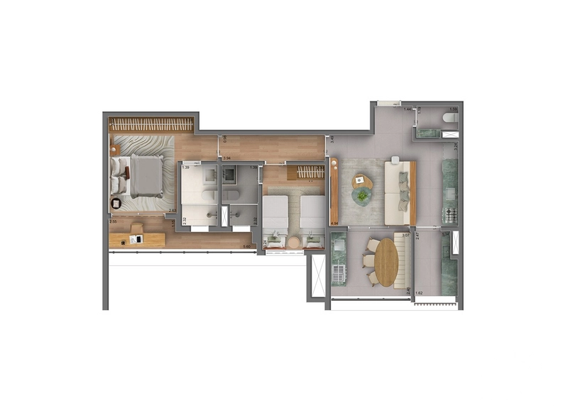 Apartamento 2 dormitórios na Vila Clementino: 24ª foto da galeria de imagens do imóvel