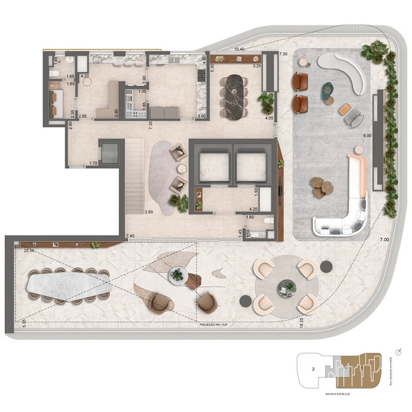 Apartamento 4 dormitórios no Jardim Europa: 12ª foto da galeria de imagens do imóvel