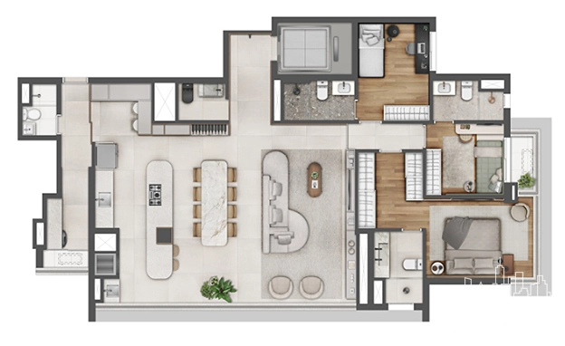 Apartamento 3 dormitórios na VilaMariana: 12ª foto da galeria de imagens do imóvel