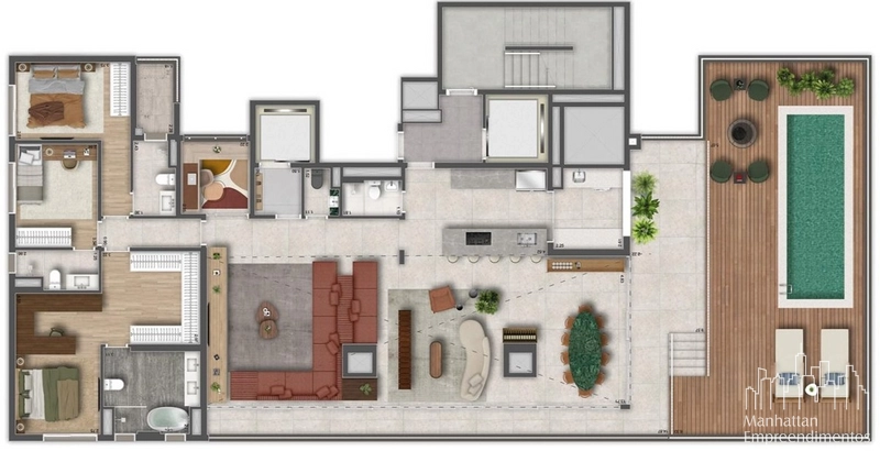 Apartamento 3 dormitórios na Vila Clementino: 17ª foto da galeria de imagens do imóvel