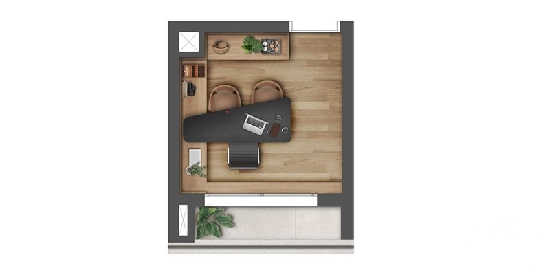 Apartamento 2 dormitórios no Jardins: 19ª foto da galeria de imagens do imóvel