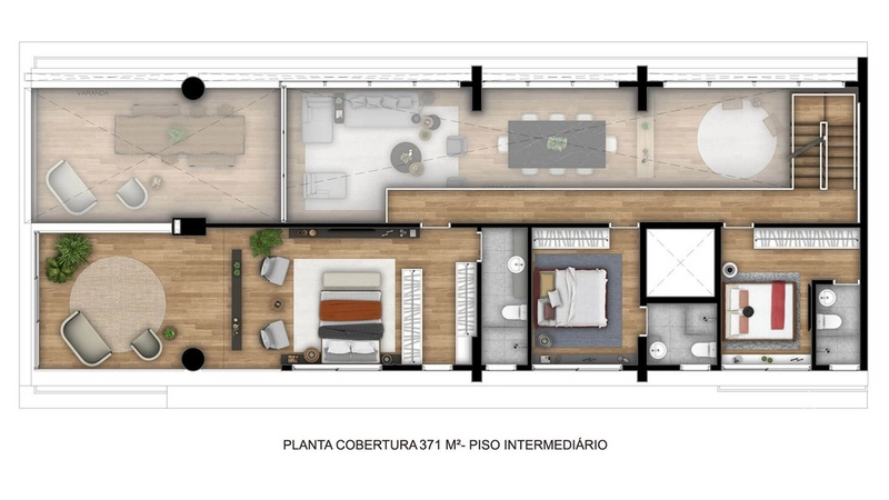 Apartamento 3 dormitórios no Jardins: 17ª foto da galeria de imagens do imóvel