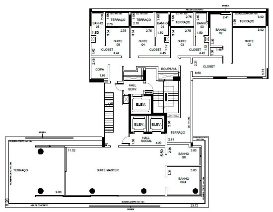 Apartamento 5 dormitórios no Jardins: 20ª foto da galeria de imagens do imóvel