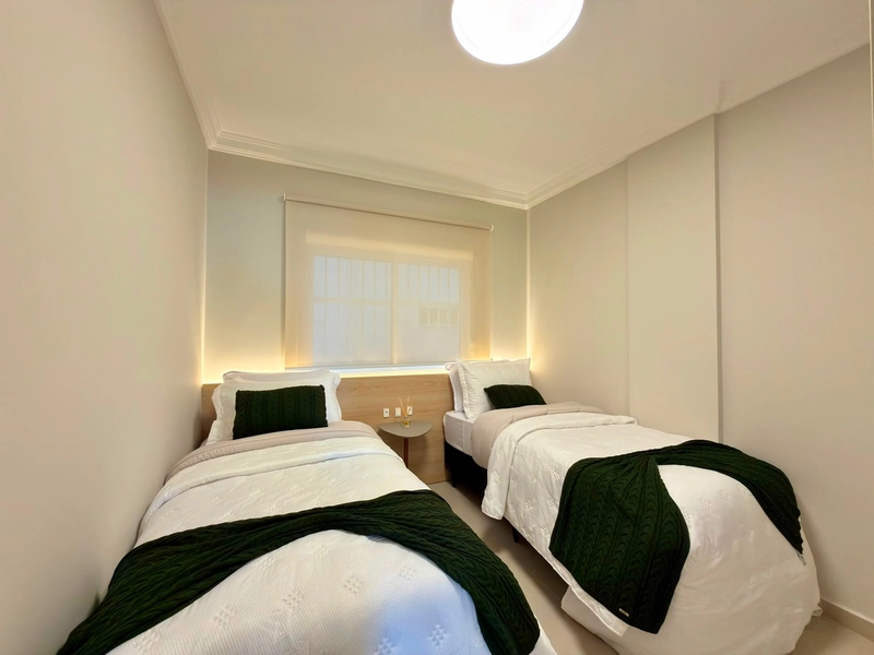 APARTAMEENTO DE  FRENTE COM VISTA MAR - MOBILIADO E DECORADO!: 22ª foto da galeria de imagens do imóvel