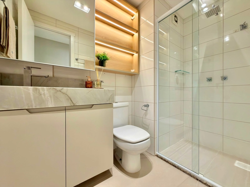 APARTAMEENTO DE  FRENTE COM VISTA MAR - MOBILIADO E DECORADO!: 12ª foto da galeria de imagens do imóvel