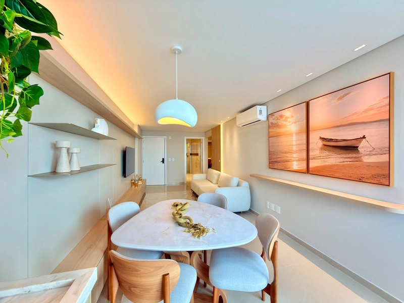 APARTAMEENTO DE  FRENTE COM VISTA MAR - MOBILIADO E DECORADO!: 33ª foto da galeria de imagens do imóvel