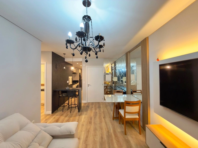 APARTAMENTO NO BAIRRO ZONA NOVA MOBILIADO E DECORADO!: 3ª foto da galeria de imagens do imóvel