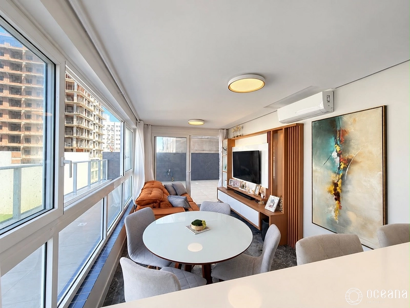 APARTAMENTO MOBILIADO DE 03 DORMITÓRIOS - TERRALO EM L - VISTA MAR E GARAGEM TRIPLA! : 7ª foto da galeria de imagens do imóvel