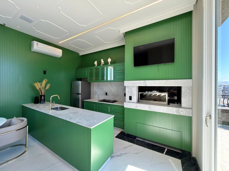 APARTAMENTO COM SACADA DE FRENTE E VISTA PARA O MAR: 19ª foto da galeria de imagens do imóvel