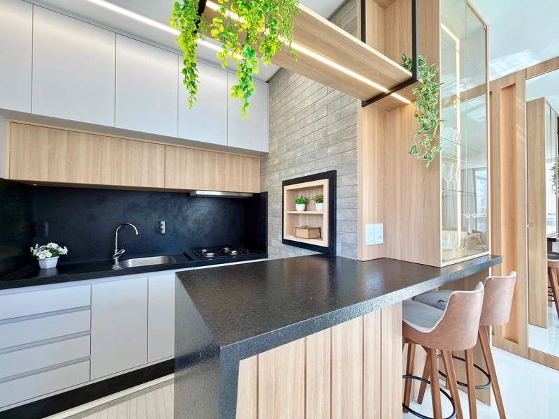 APARTAMENTO À VENDA MOBILIADO E DECORADO,  LESTE/NORTE, VISTA MAR!: 5ª foto da galeria de imagens do imóvel