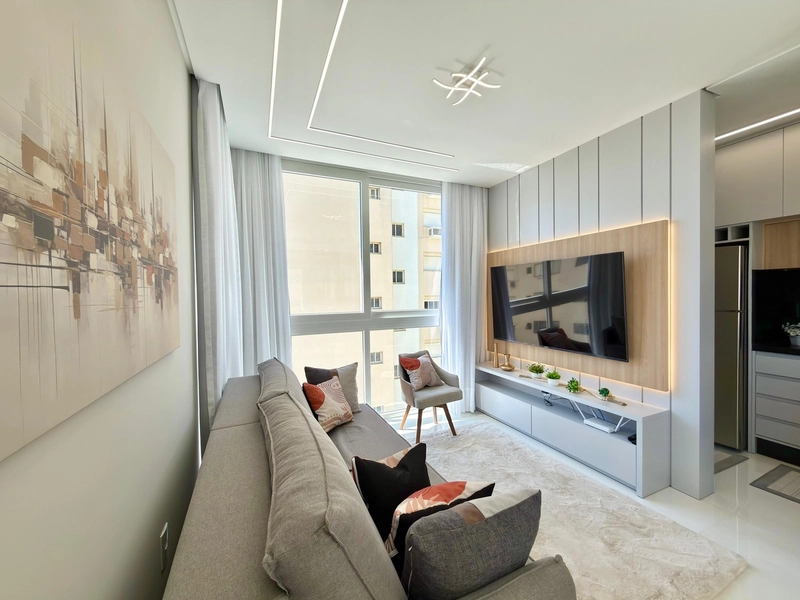 APARTAMENTO À VENDA MOBILIADO E DECORADO,  LESTE/NORTE, VISTA MAR!: 2ª foto da galeria de imagens do imóvel