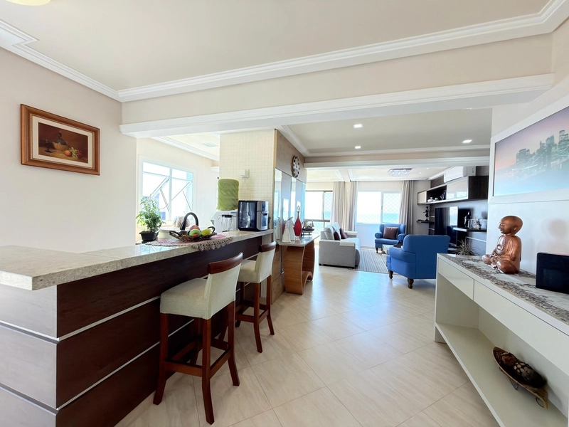 APARTAMENTO À VENDA COM VISTA PARA O MAR COM 3 DORMITÓRIOS E 3 VAGAS: 8ª foto da galeria de imagens do imóvel