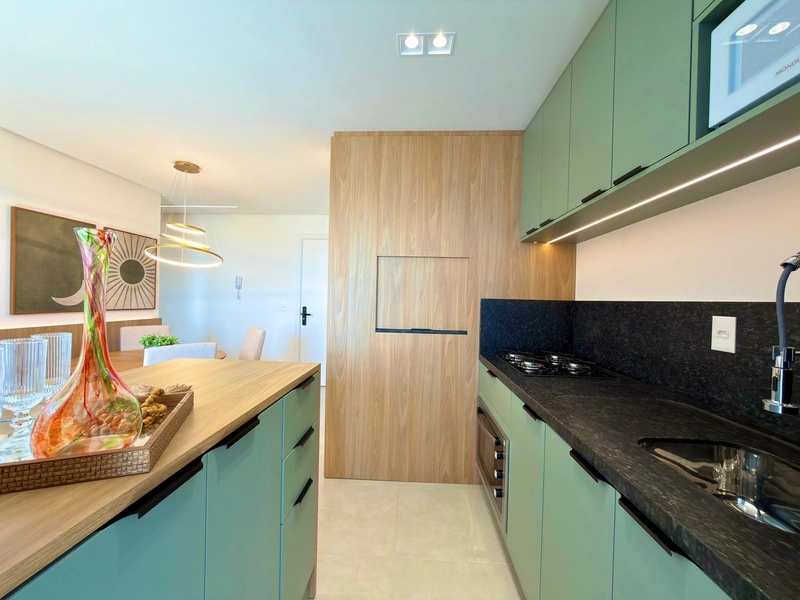 APARTAMENTO DECORADO DE 02 SUÍTES EM EDIFÍCIO COM INFRA COMPLETA!: 6ª foto da galeria de imagens do imóvel