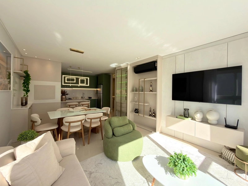 APARTAMENTO MOBILIADO E DECORADO COMPOSTO POR 03 SUÍTES: 19ª foto da galeria de imagens do imóvel