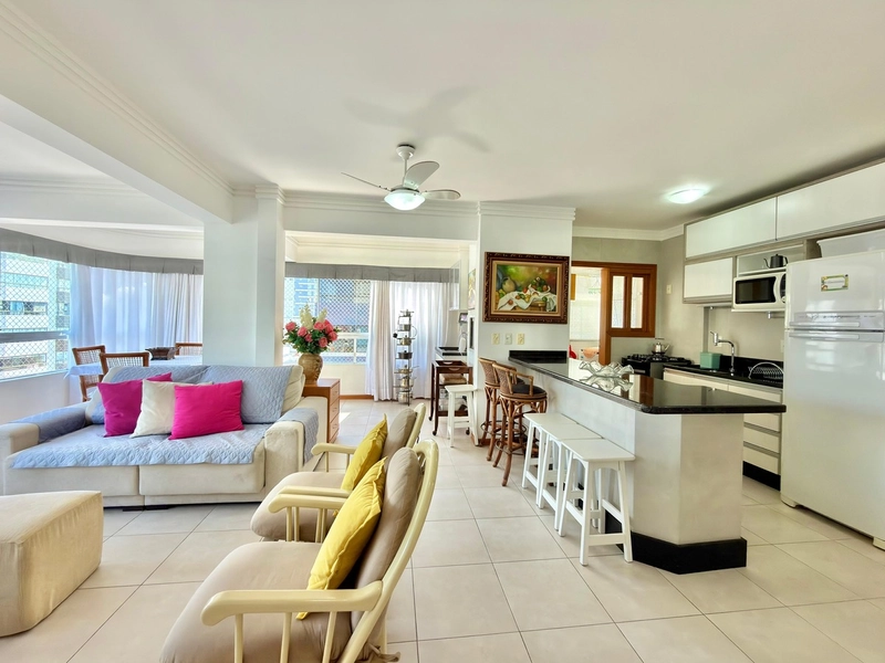 APARTAMENTO MOBILIADO E DECORADO COMPOSTO POR 03 DORMITÓRIOS!: 2ª foto da galeria de imagens do imóvel