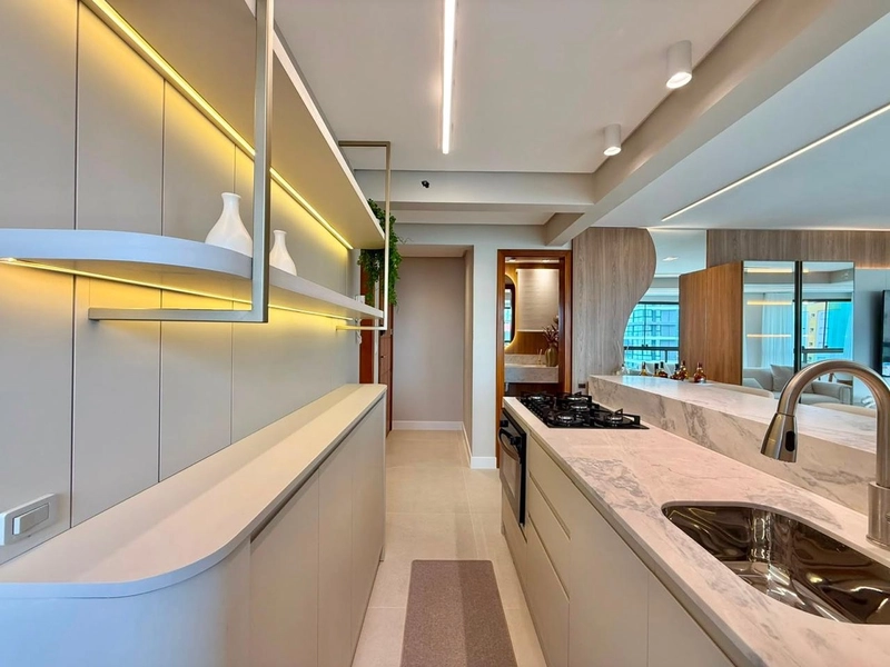 AMPLO APARTAMENTO DECORADO DE 03 DORM COM VISTA PARA A SERRA E O MAR!: 24ª foto da galeria de imagens do imóvel