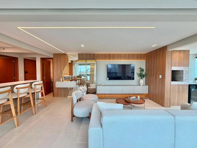 AMPLO APARTAMENTO DECORADO DE 03 DORM COM VISTA PARA A SERRA E O MAR!: 3ª foto da galeria de imagens do imóvel