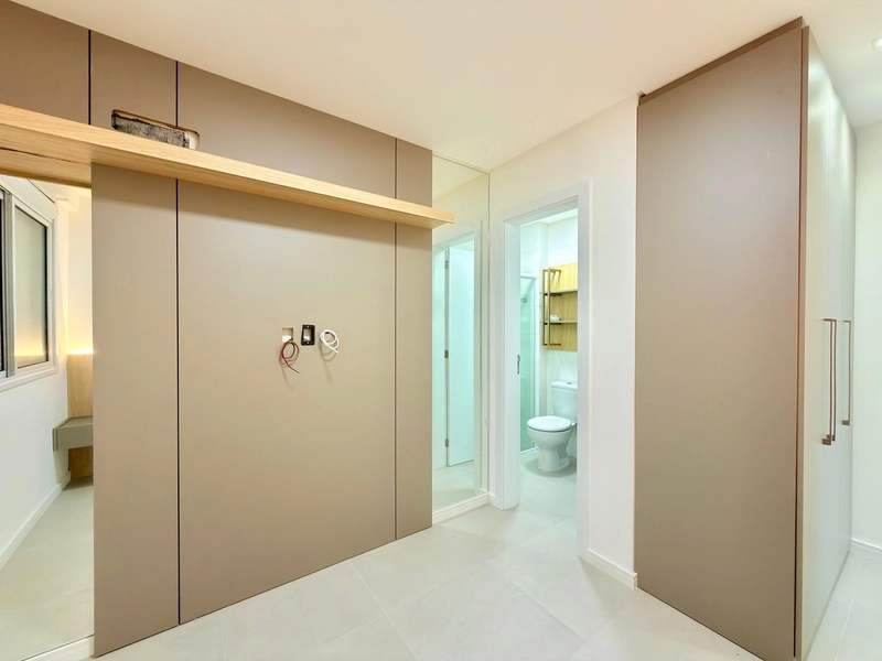 APARTAMENTO MOBILIADO COM MÓVEIS FIXOS COMPOSTO POR 03 DORMITÓRIOS: 9ª foto da galeria de imagens do imóvel