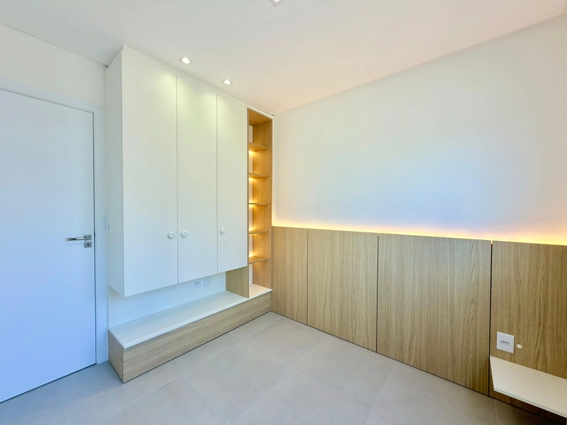 APARTAMENTO MOBILIADO COM MÓVEIS FIXOS COMPOSTO POR 03 DORMITÓRIOS: 7ª foto da galeria de imagens do imóvel