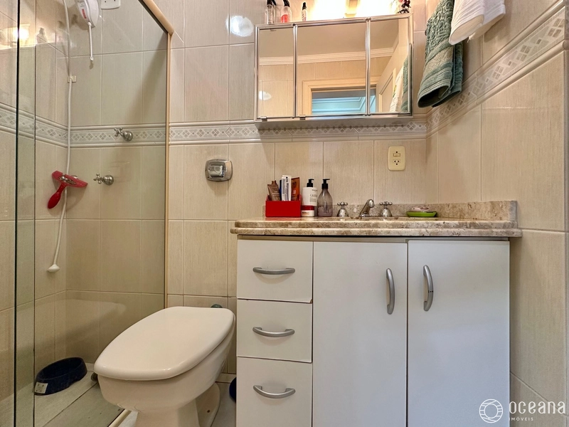 Apartamento de 01 dormitório mobiliado e equipado com sacada de frente: 11ª foto da galeria de imagens do imóvel
