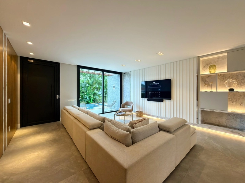 CASA MOBILIADA E DECORADA EM CONDOMÍNIO FECHADO COM 230m²: 7ª foto da galeria de imagens do imóvel