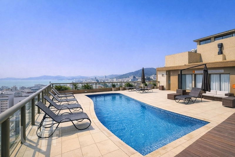 Apartamento 2 dormitórios com suíte e vista para o mar em Florianópolis – condomínio com rooftop e lazer completo: 1ª foto da galeria de imagens do imóvel