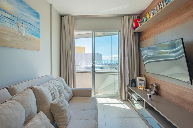 Apartamento com vista para o mar no Residencial Torre de Casteleone – 2 dormitórios, 2 vagas e andar alto: 4ª foto da galeria de imagens do imóvel
