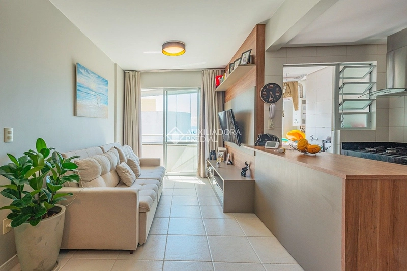 Apartamento com vista para o mar no Residencial Torre de Casteleone – 2 dormitórios, 2 vagas e andar alto: 2ª foto da galeria de imagens do imóvel