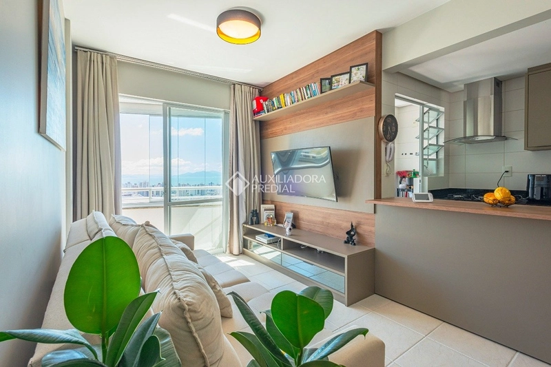 Apartamento com vista para o mar no Residencial Torre de Casteleone – 2 dormitórios, 2 vagas e andar alto: 3ª foto da galeria de imagens do imóvel