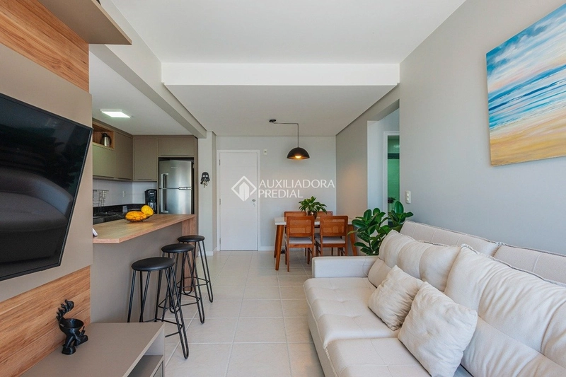 Apartamento com vista para o mar no Residencial Torre de Casteleone – 2 dormitórios, 2 vagas e andar alto: 7ª foto da galeria de imagens do imóvel