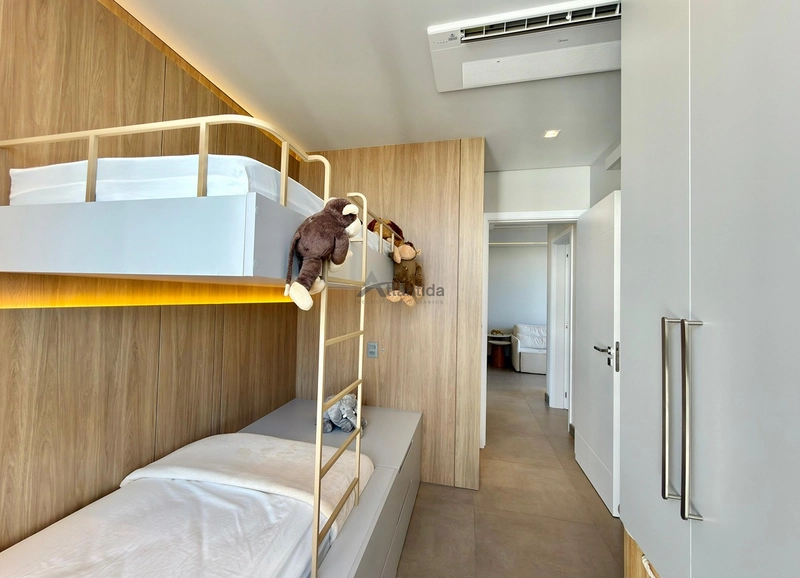 Apartamento no Livin Resort Atlântida com 2 dormitórios, sacada de frente com vista para o mar, mobiliado e decorado, climatização completa e box duplo.: 20ª foto da galeria de imagens do imóvel
