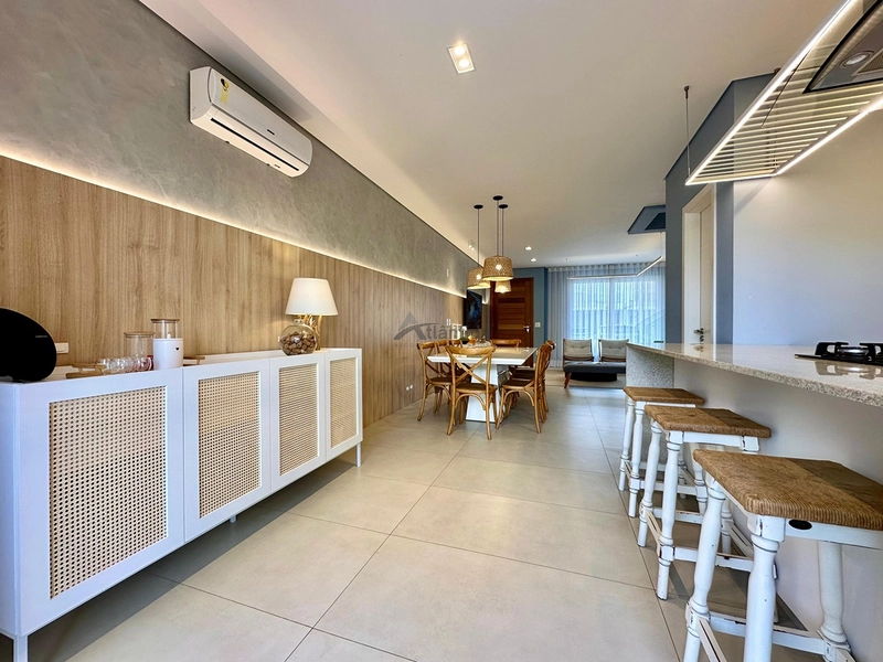 Casa beira lago no Condomínio Murano com 143,33 m², 3 dormitórios, deck, espaço gourmet com churrasqueira, mobiliada e decorada, em condomínio com praia particular.: 5ª foto da galeria de imagens do imóvel