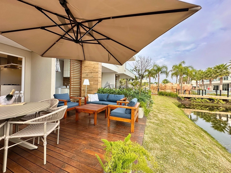 Casa beira lago no Condomínio Murano com 143,33 m², 3 dormitórios, deck, espaço gourmet com churrasqueira, mobiliada e decorada, em condomínio com praia particular.: 11ª foto da galeria de imagens do imóvel